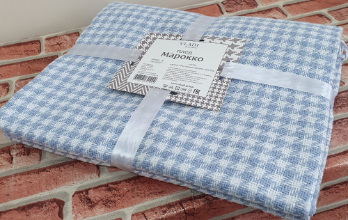 Плед Марокко 140х200 Chanel, бел-гол - 1 Плед Марокко 140х200 Chanel, бел-гол - 1